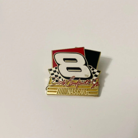 Vtg 2000 Dale Earnhardt Jr Souvenir Lapel Pin No 8 NASCAR Driver - Picture 7 of 8